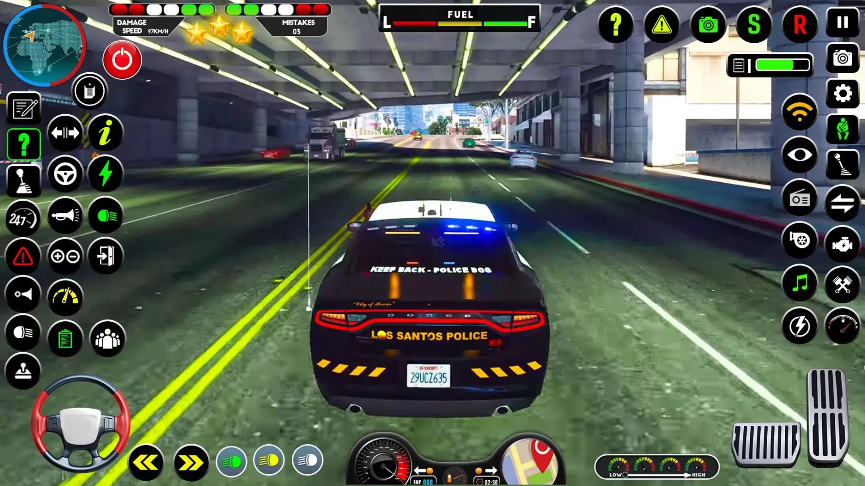 US Police Cop Car Chase Game سکرین شاٹس