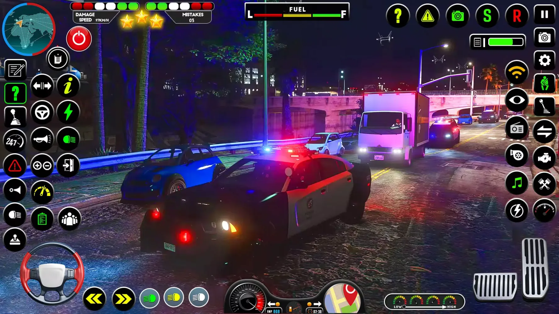 US Police Cop Car Chase Game سکرین شاٹس