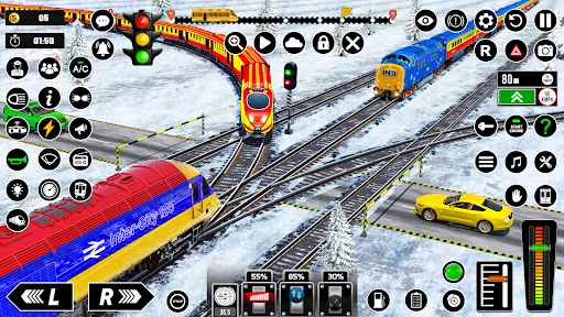 Capturas de pantalla de Railway Train Simulator Games