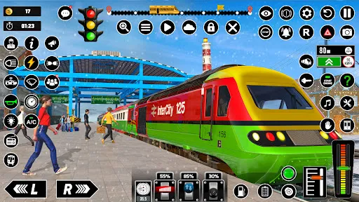 Capturas de pantalla de Railway Train Simulator Games