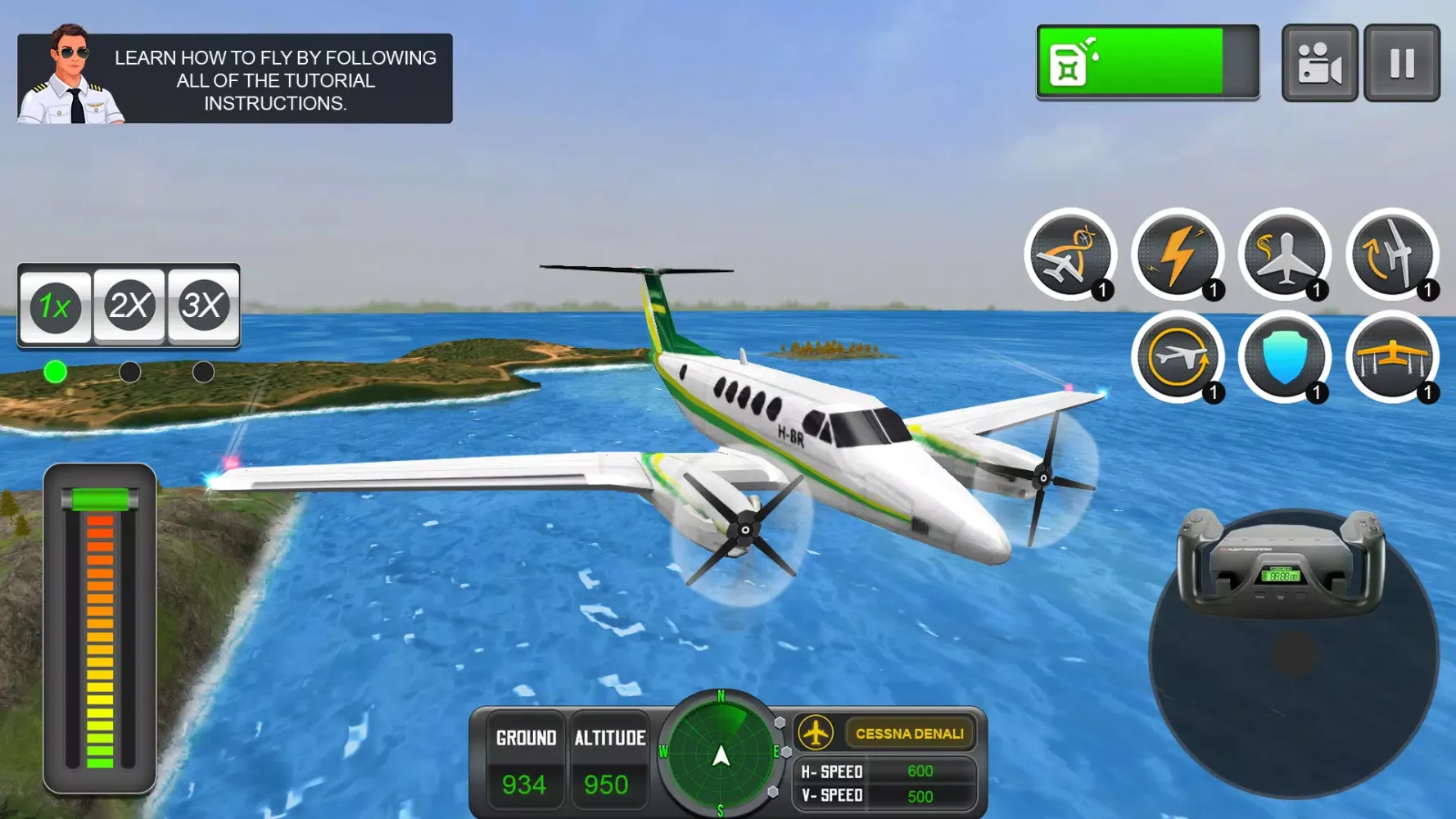 Tangkapan skrin Pilot Simulator: Airplane Game