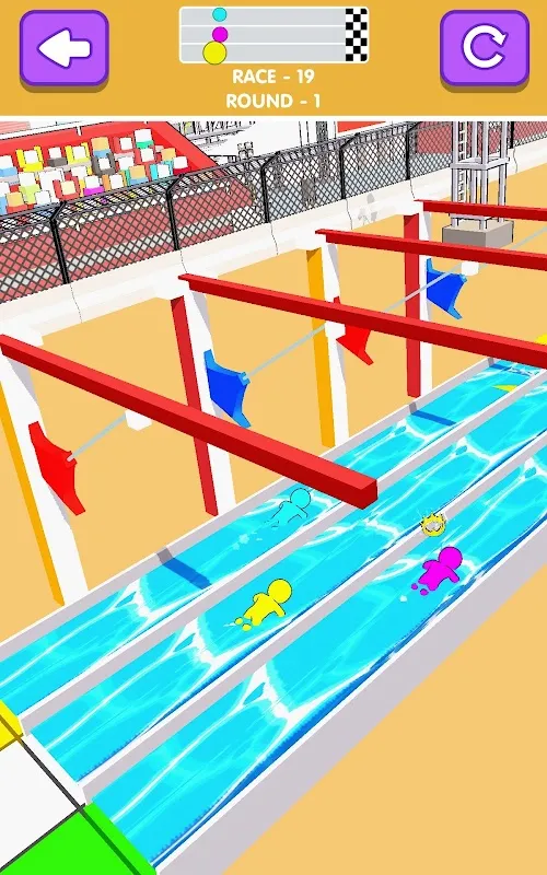 Capturas de tela do Stickman Run: Racing Rivals