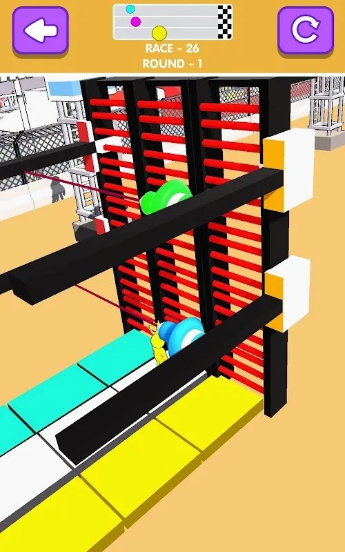 Capturas de tela do Stickman Run: Racing Rivals