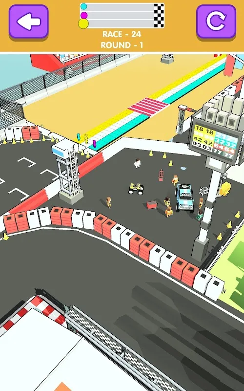 Capturas de tela do Stickman Run: Racing Rivals