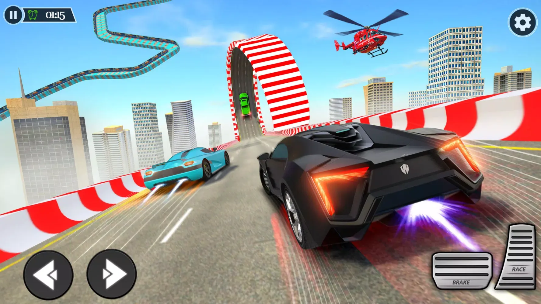 Mega Ramps Stunt Car Games 3D Screenshots