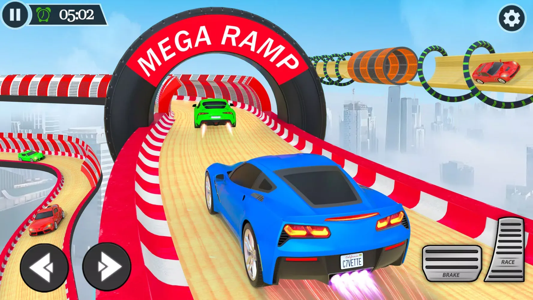 Mega Ramps Stunt Car Games 3D Screenshots