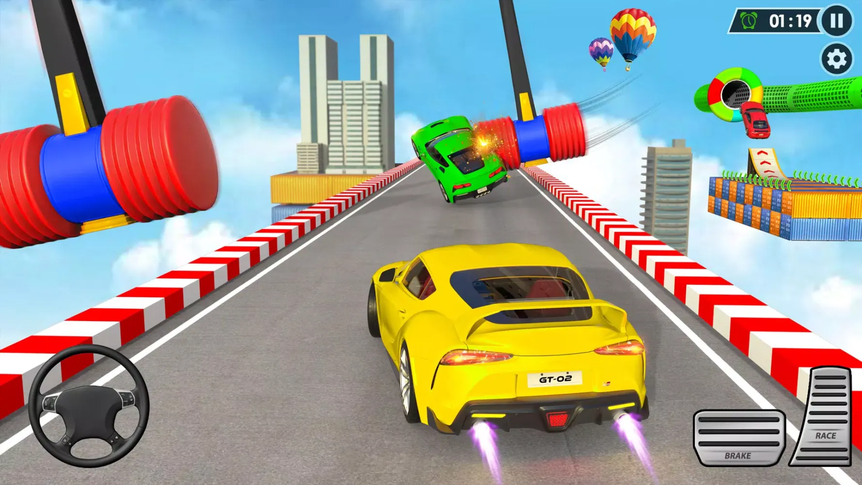 Mega Ramps Stunt Car Games 3D Screenshots