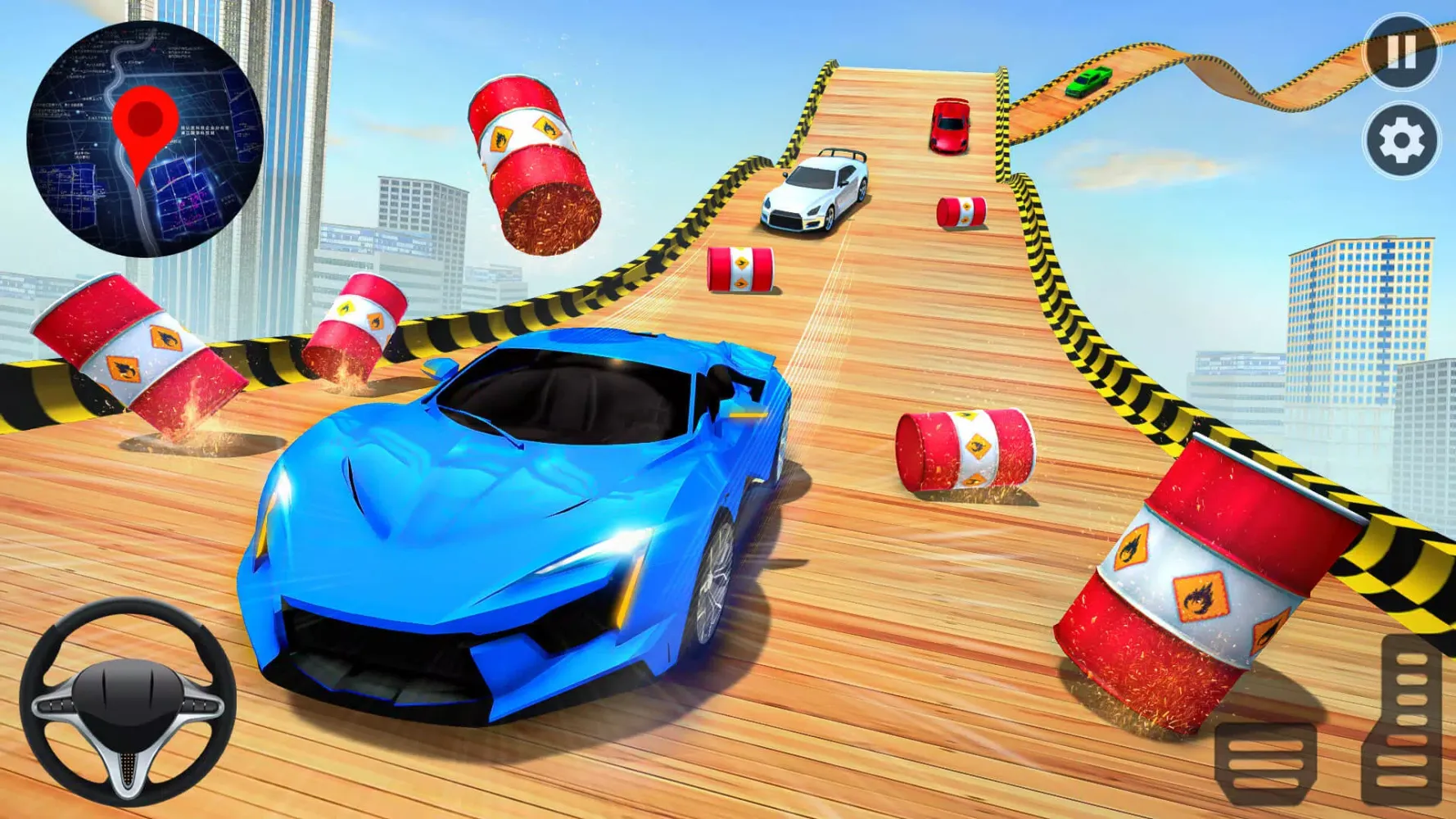 Mega Ramps Stunt Car Games 3D Screenshots