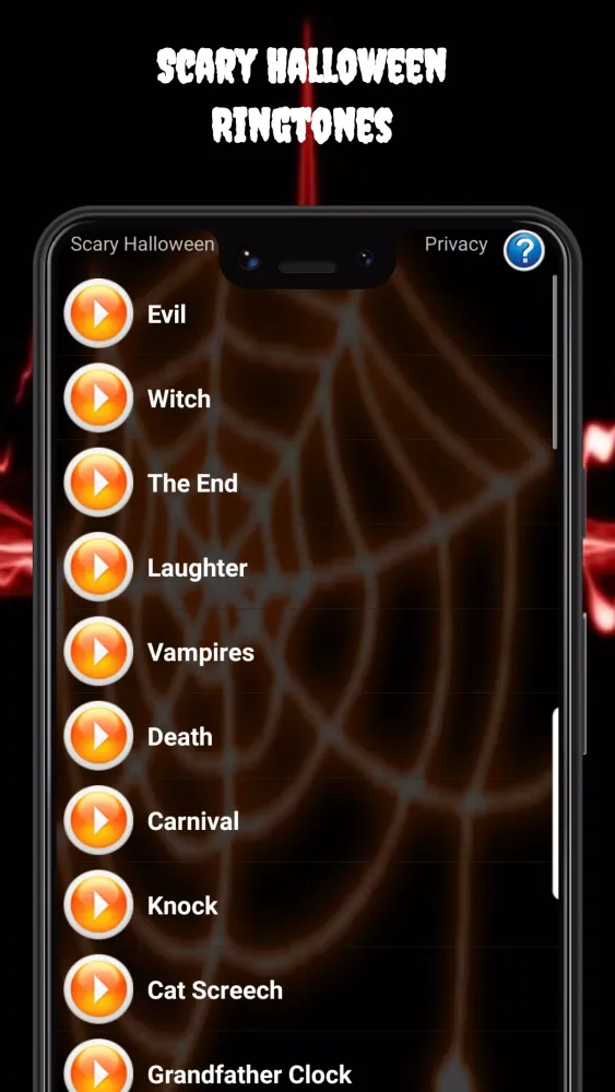 Скриншоты Scary Halloween Ringtones