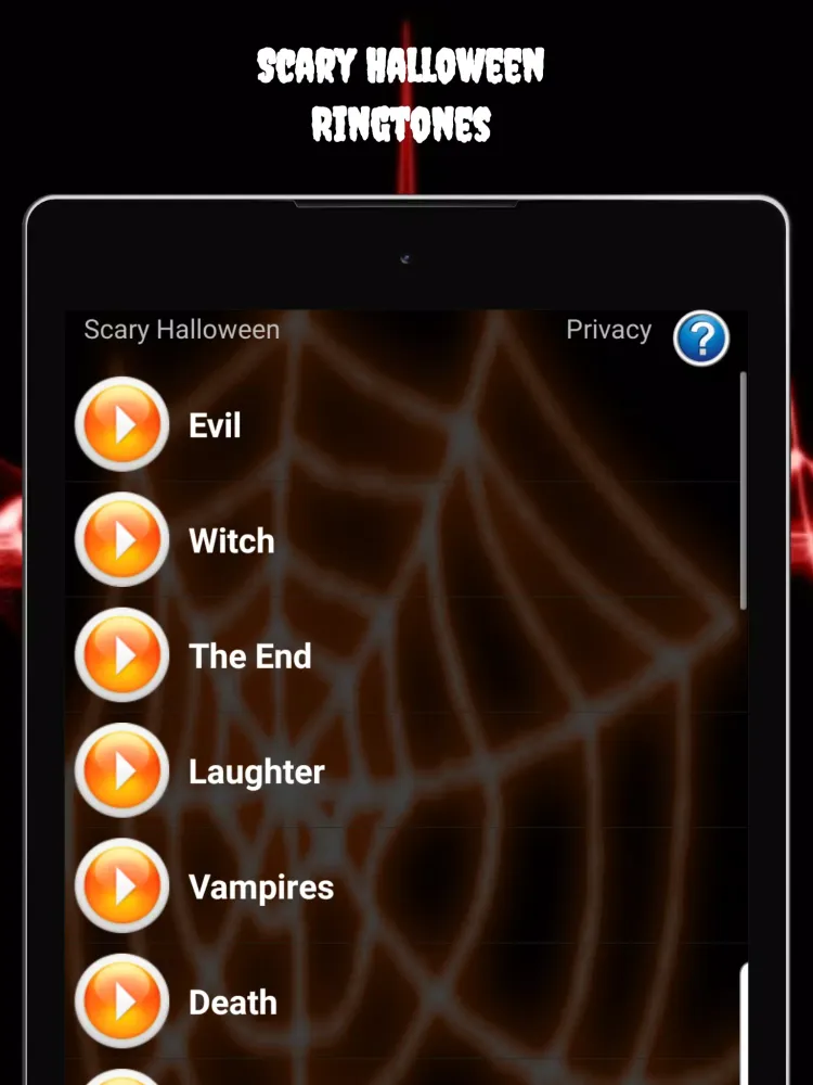 Скриншоты Scary Halloween Ringtones