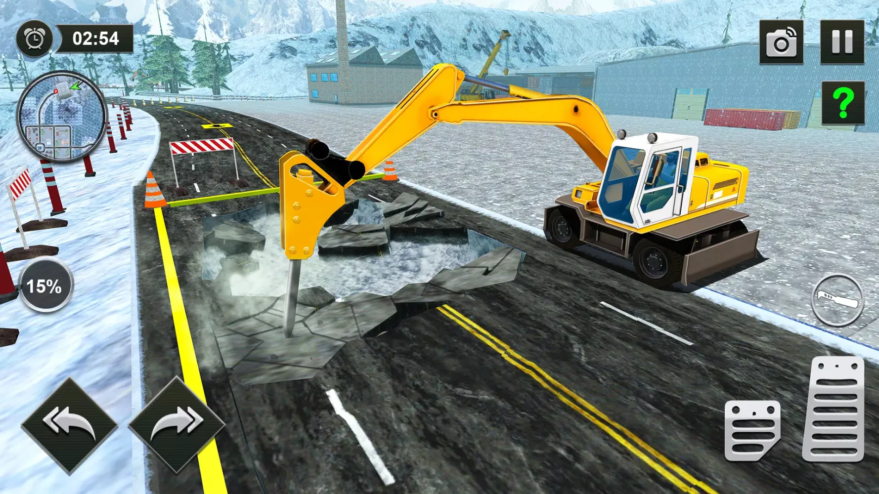Snow Offroad Construction Game سکرین شاٹس