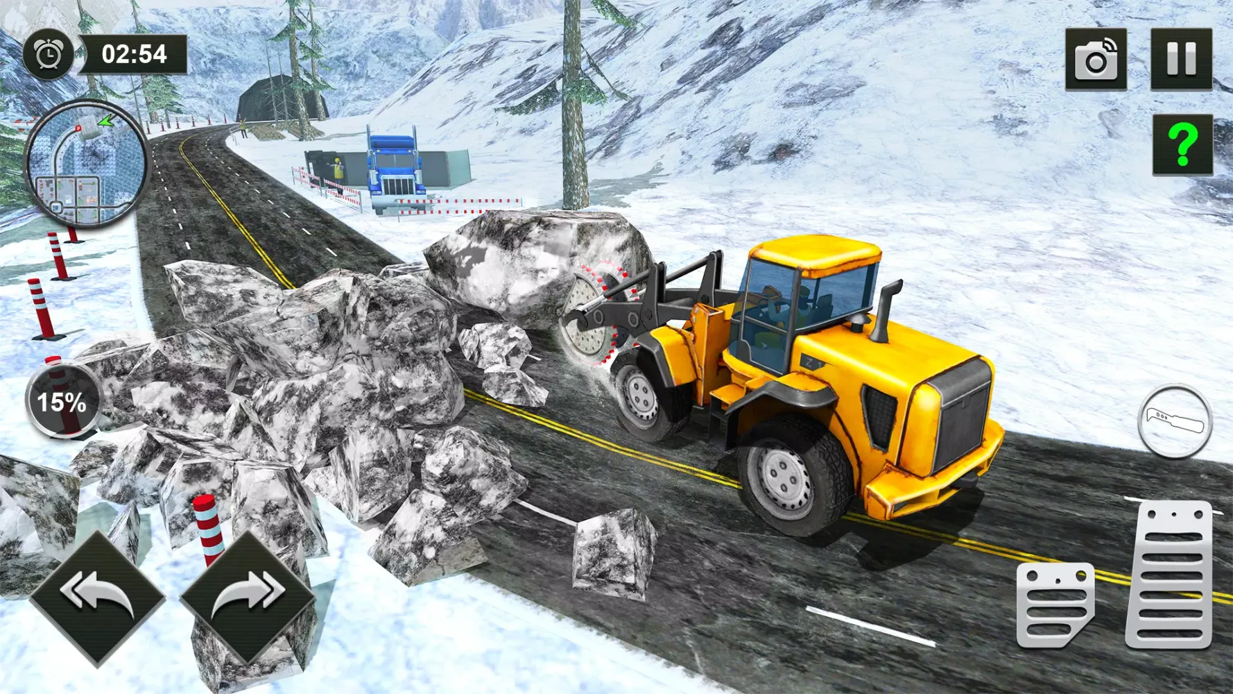 Snow Offroad Construction Game سکرین شاٹس