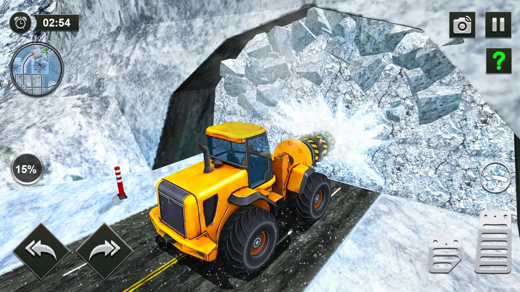 Snow Offroad Construction Game سکرین شاٹس