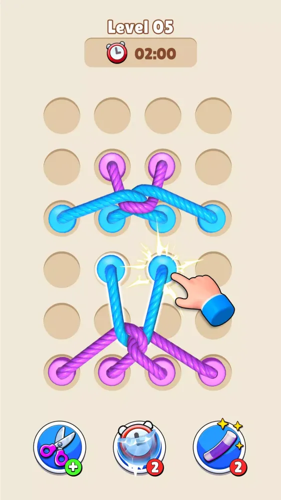 Twisted Rope Puzzle 3D Game স্ক্রিনশট