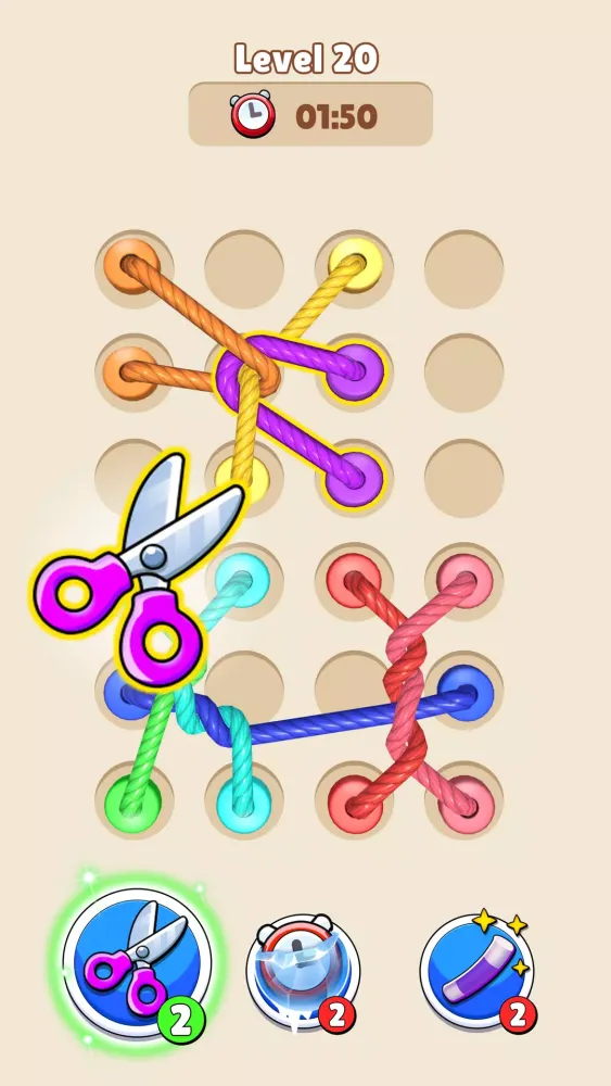 Twisted Rope Puzzle 3D Game স্ক্রিনশট