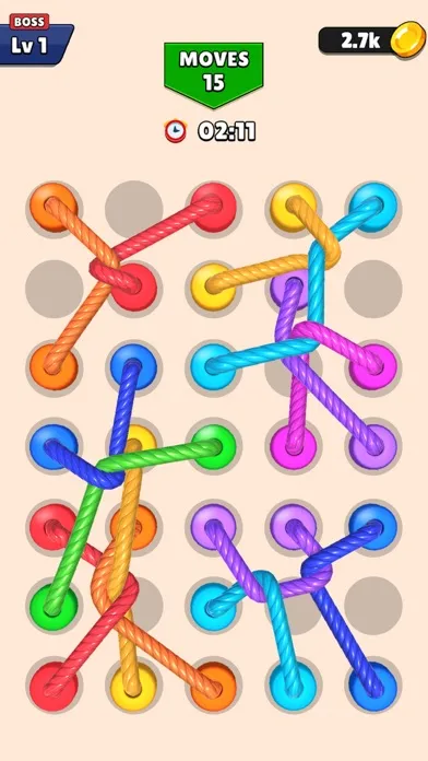Twisted Rope 3d: Tangled Line Screenshots