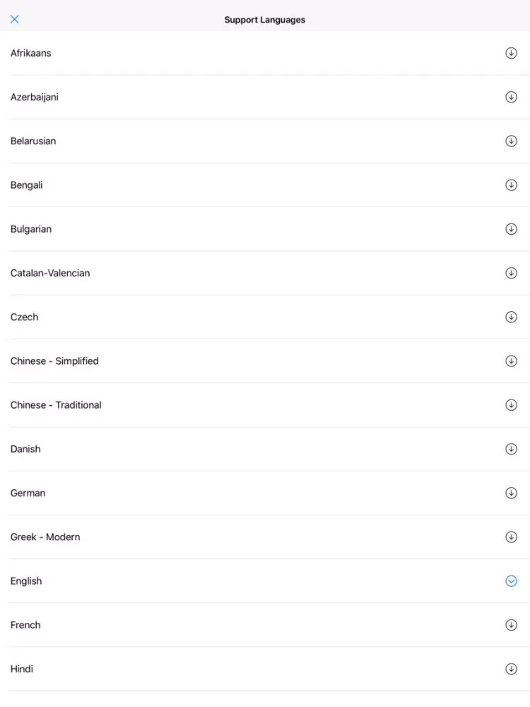 Camera Translate All iPad  Screenshots