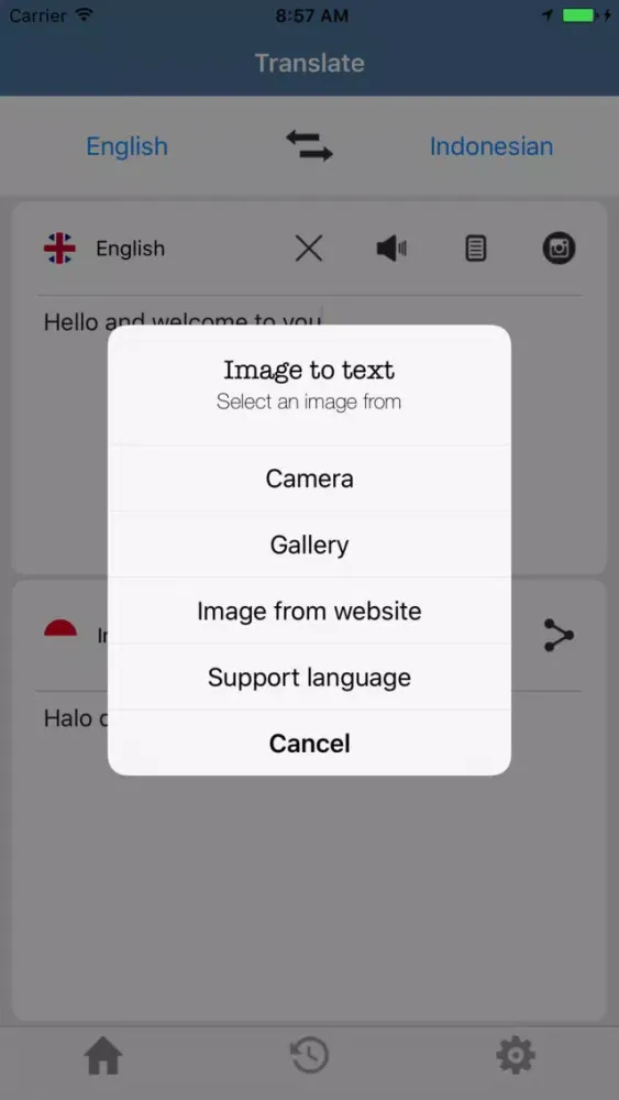 Camera Translate All Screenshots