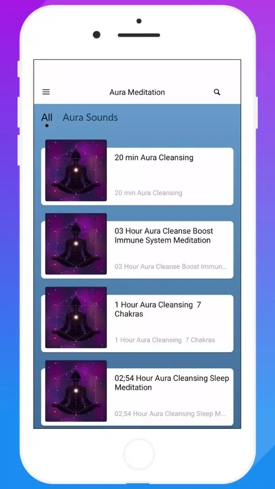 Aura Meditation Sleep سکرین شاٹس