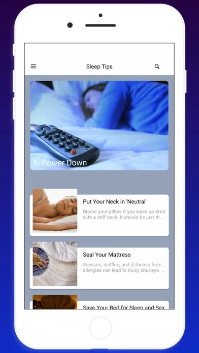 Capturas de pantalla de Deep Sleep Hypnotherapy App