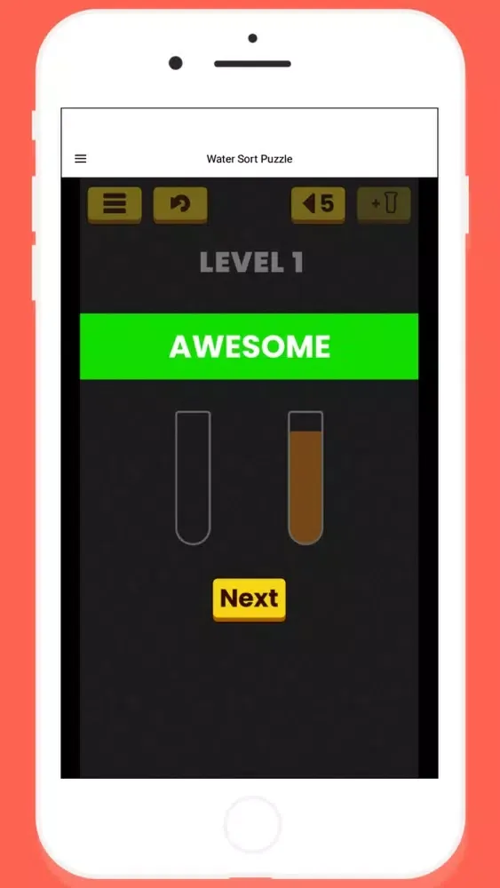 Скриншоты Water Sort Puzzle.