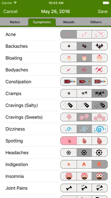 Period Tracker Deluxe Ekran Görüntüleri