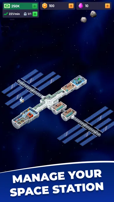 Idle Space Station - Tycoon 스크린샷