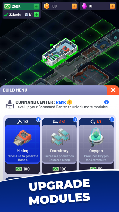 Captures d'écran de Idle Space Station - Tycoon