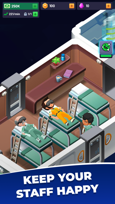 Captures d'écran de Idle Space Station - Tycoon