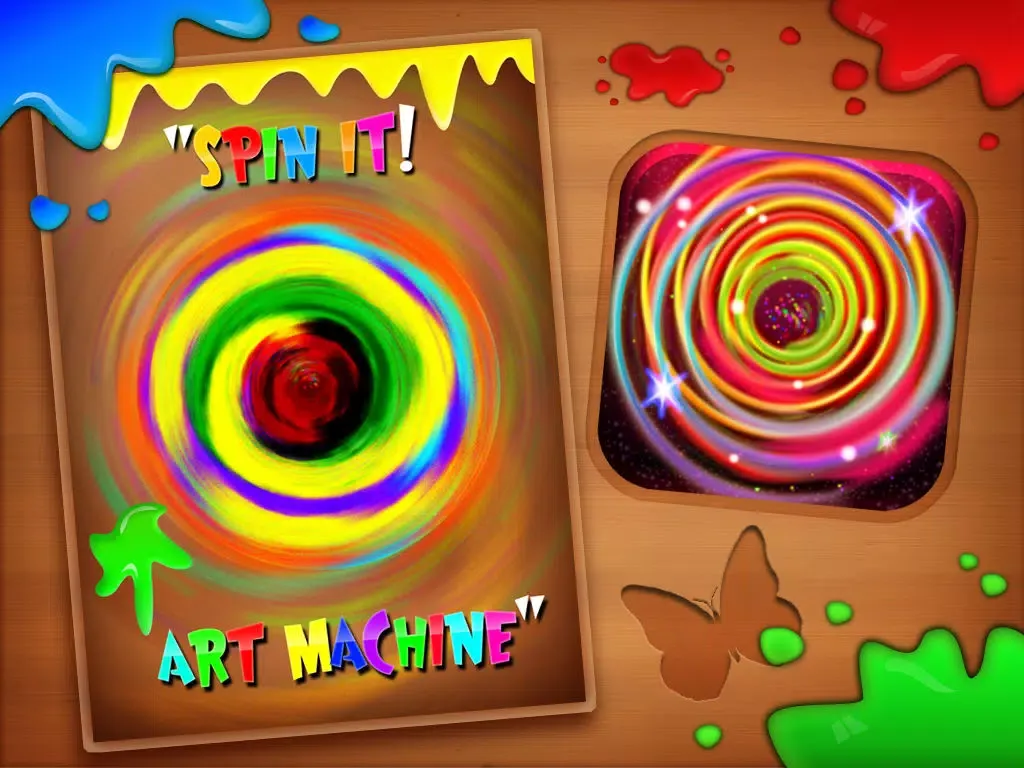 Spin It! Art Machine iPad  Screenshots