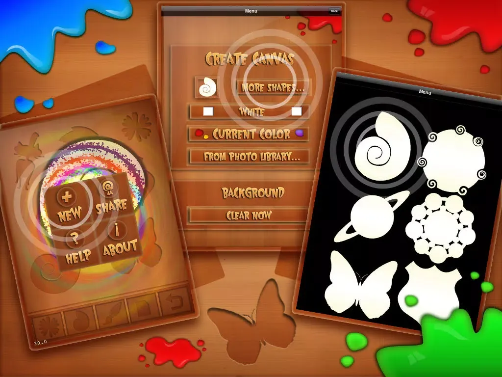 Spin It! Art Machine iPad  Screenshots