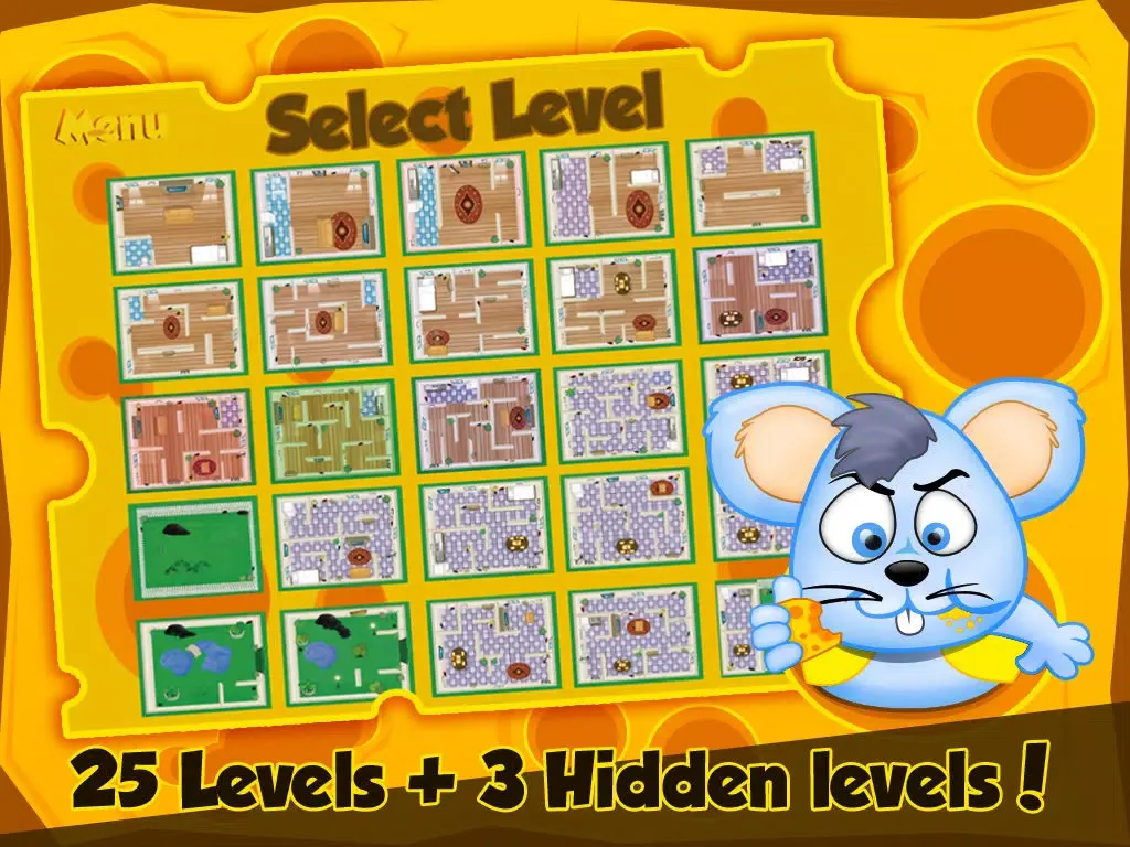 Capturas de pantalla de Super Rat - The Cheese Addiction iPad 