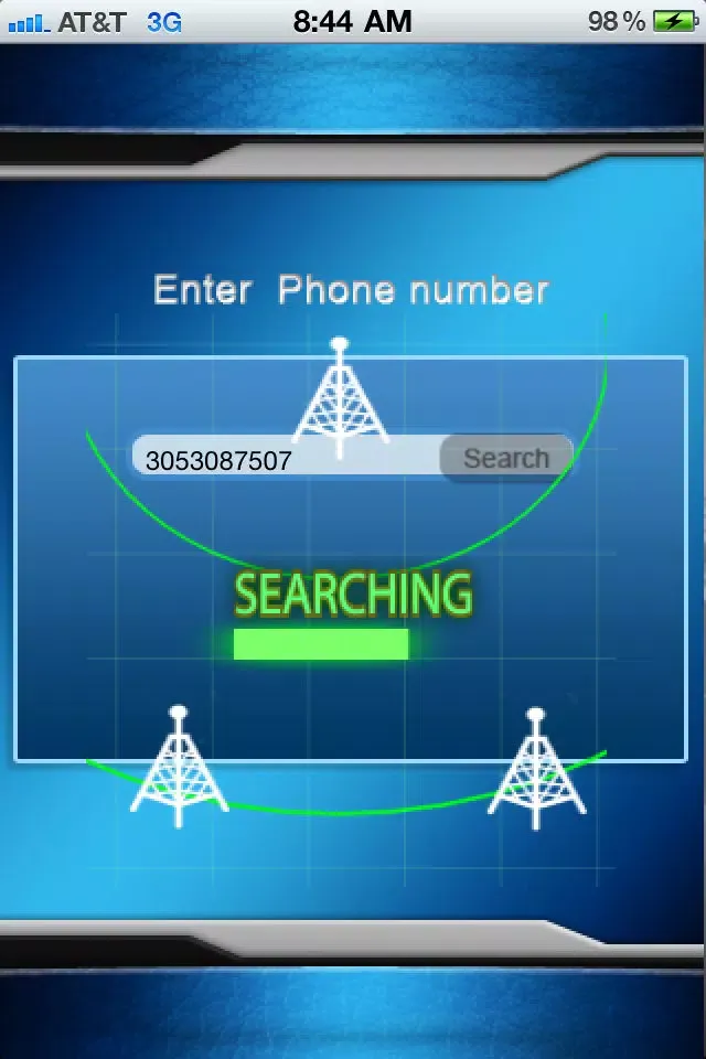 Cell Phone Locator Deluxe Screenshots