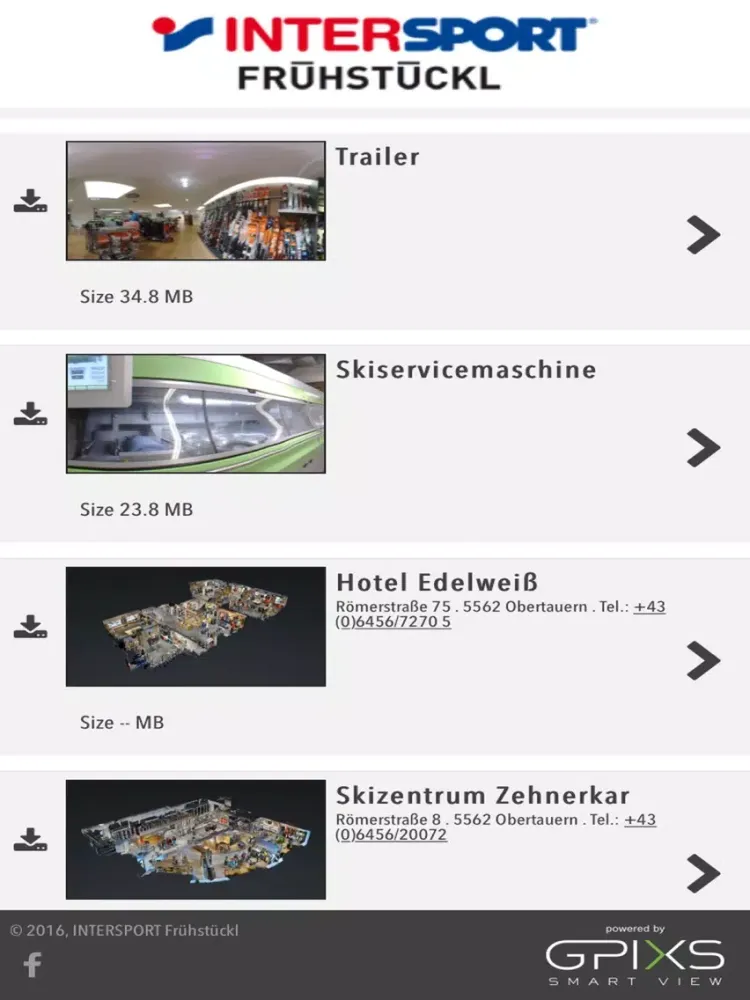 Intersport Frühstückl Shop 360 iPad  Ekran Görüntüleri