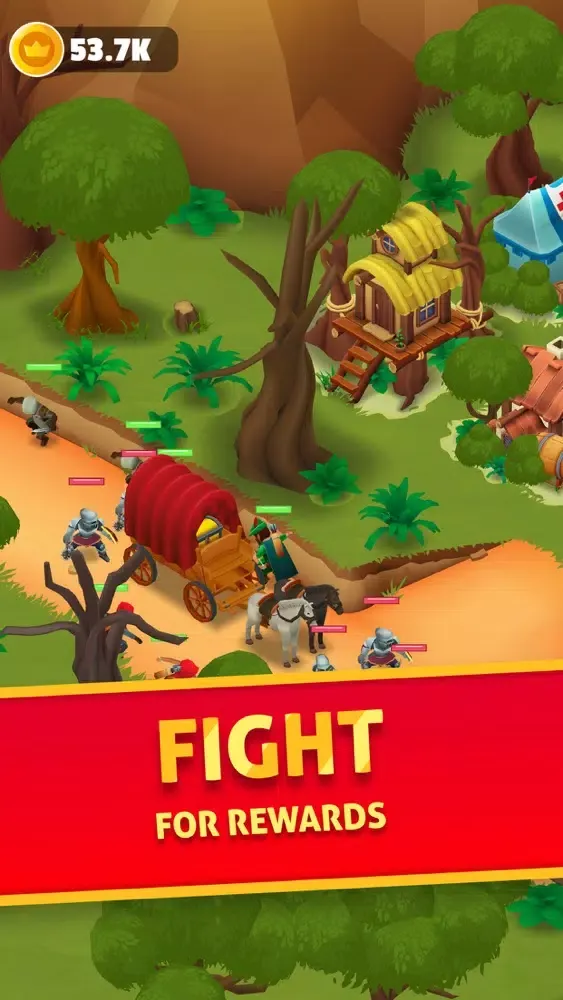 Capturas de tela do Idle Forest Heroes