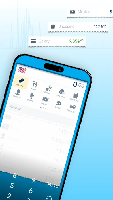 Captures d'écran de DailyCost － Expense Tracker