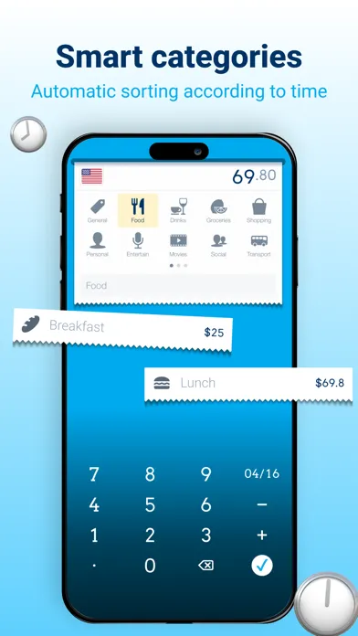 Captures d'écran de DailyCost － Expense Tracker