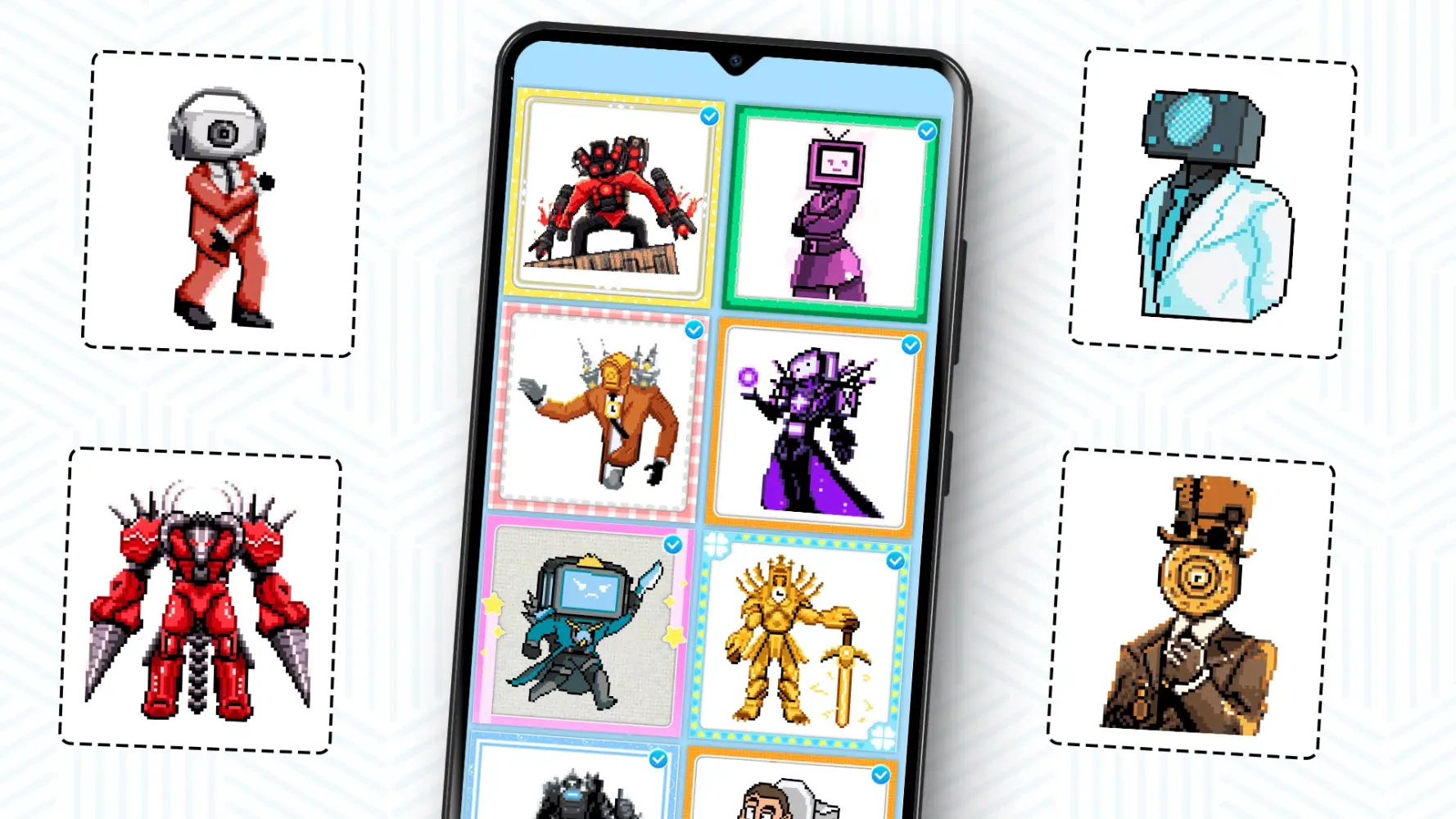Monster Collection Pixel Color Screenshots