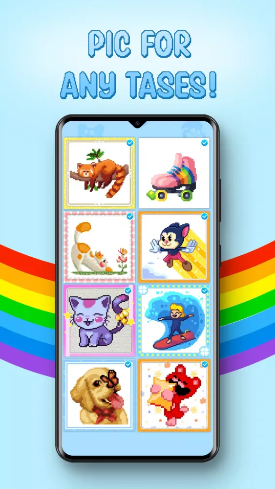 Pixel by Color: Pixel Art Screenshots