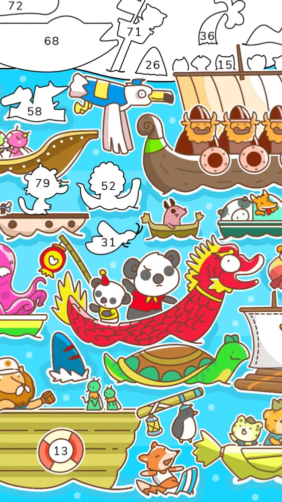Sticker By Number: Puzzle Game Screenshots