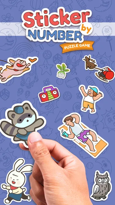 Captures d'écran de Sticker By Number: Puzzle Game