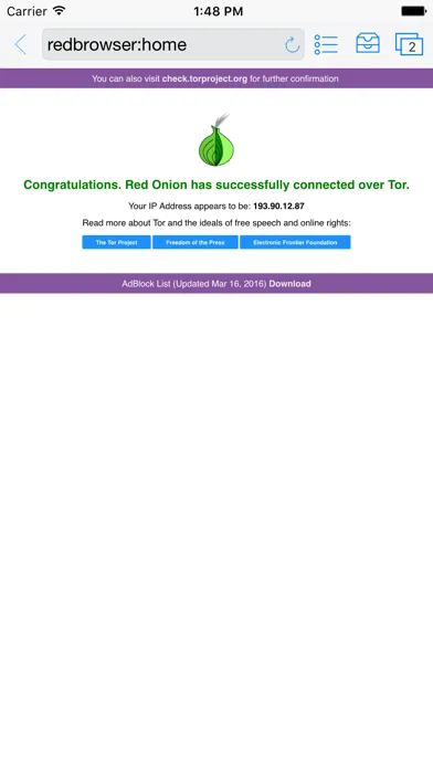 صور Red Onion - Darknet Browser