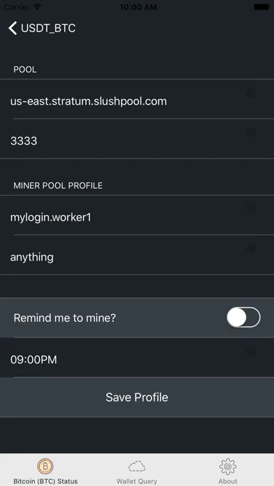 Bitcoin Miner CPU (BTC) Gold Screenshots