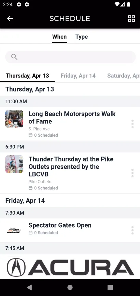 Acura Grand Prix of Long Beach应用截图