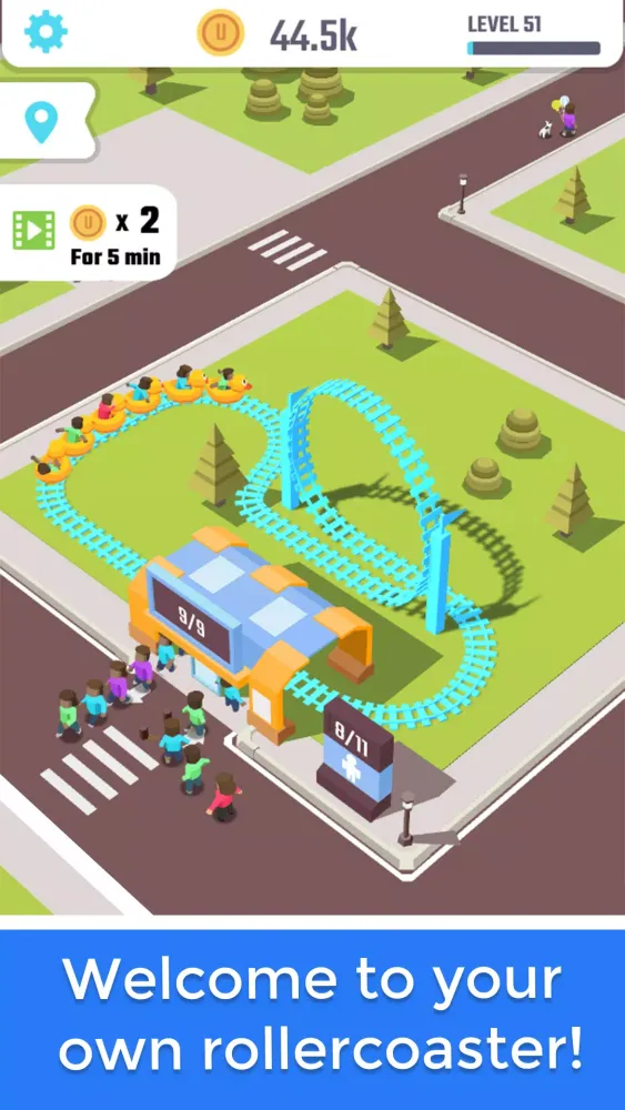 Idle Roller Coaster Screenshots