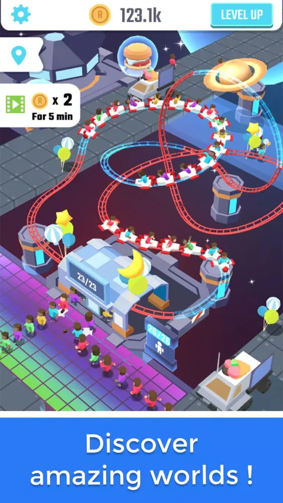 Idle Roller Coaster Screenshots