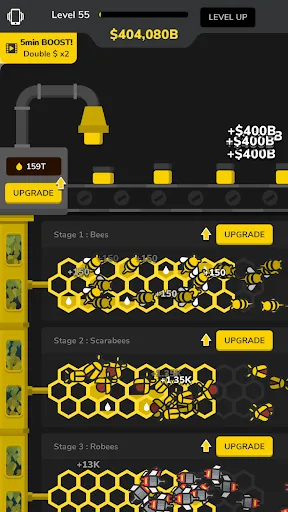 Idle Bee Factory Tycoon应用截图