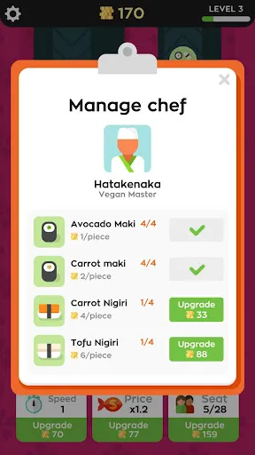 Zrzuty ekranu Sushi Bar Idle