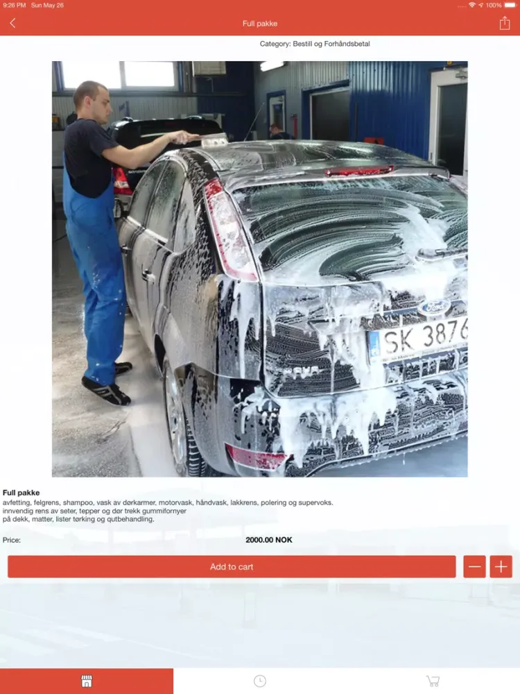 GPQ Bilpleie og Auto service iPad  স্ক্রিনশট