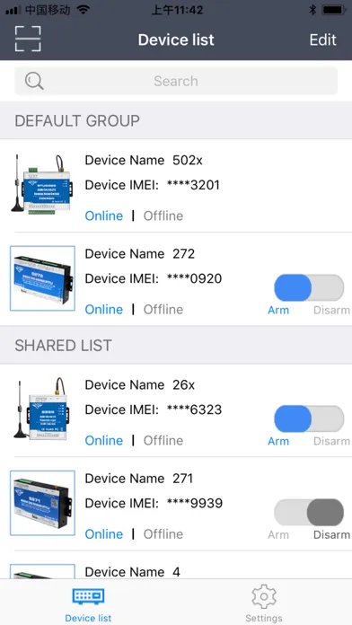 IoT RTU Screenshots
